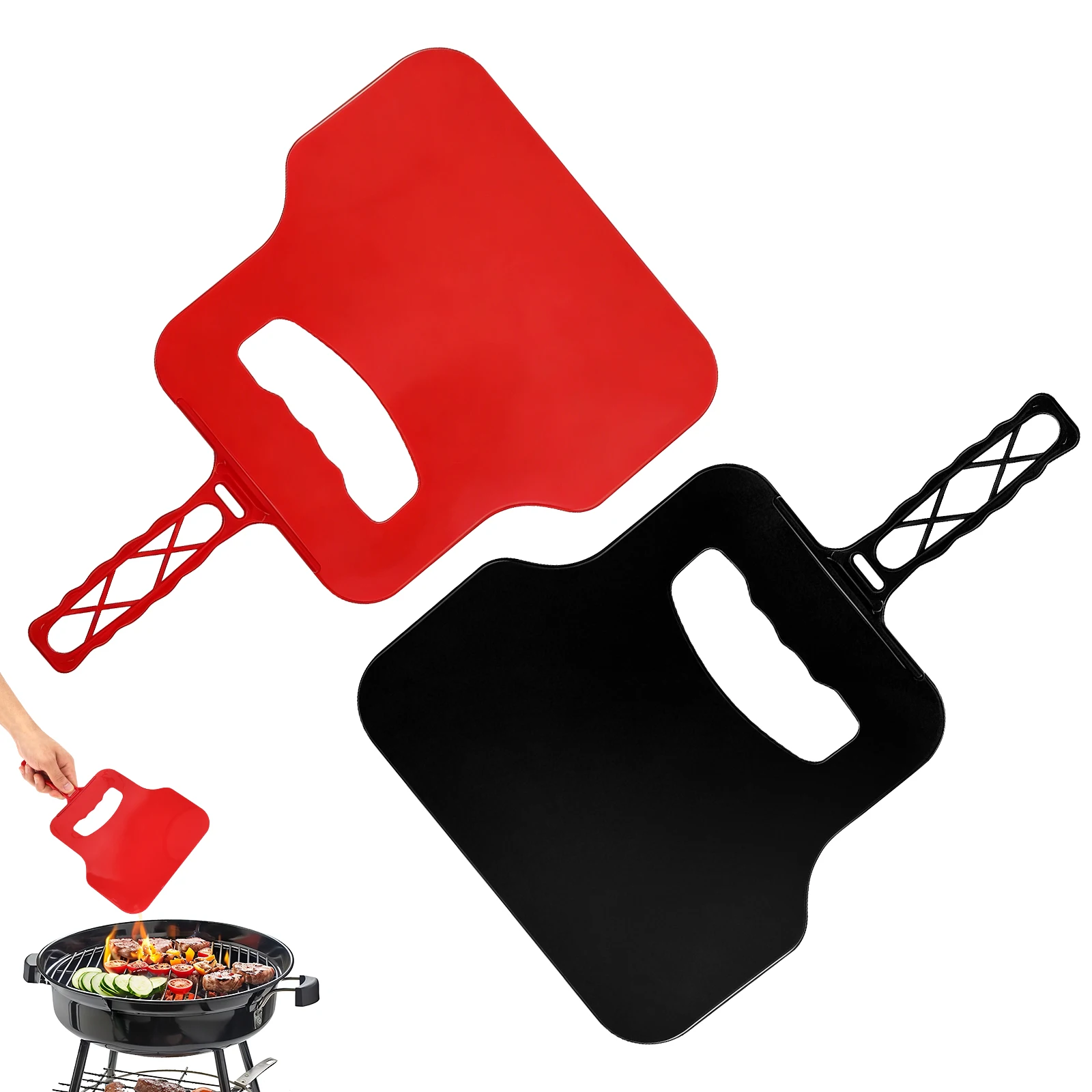 Outdoor Camping Burner - Manual Wind Maker Plastic Hand Fan