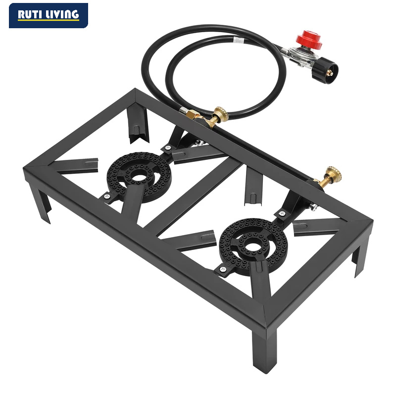 Outdoor Camping Burner - Portable 1/2 Burner Outdoor Gas Stove