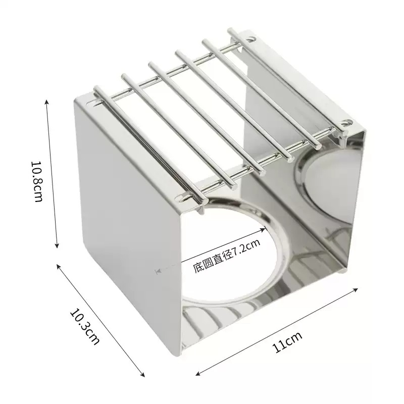 Outdoor Camping Burner - Stainless Steel Square Coffee Stove Stand