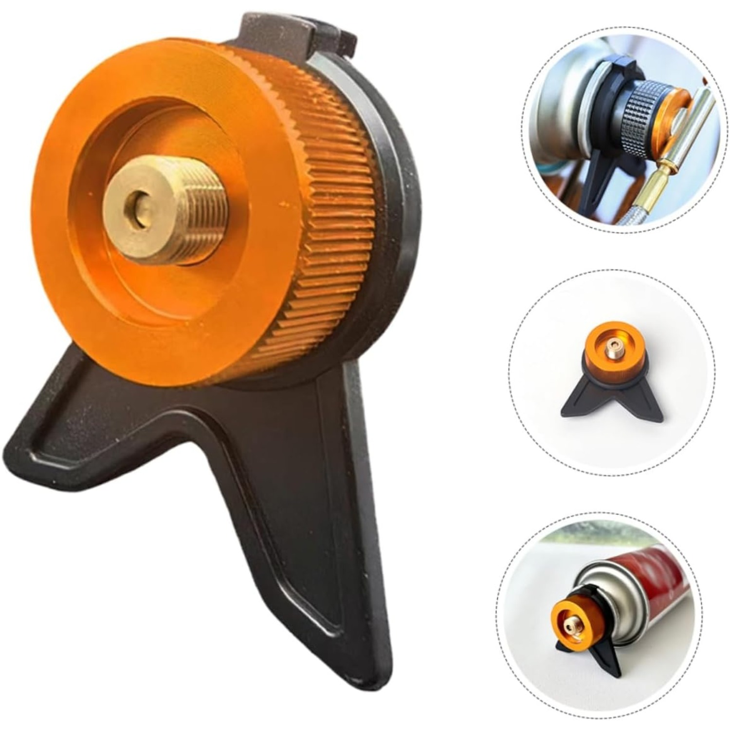 Outdoor Camping Burner - Propane Tank Parts Gas Tank Adapter