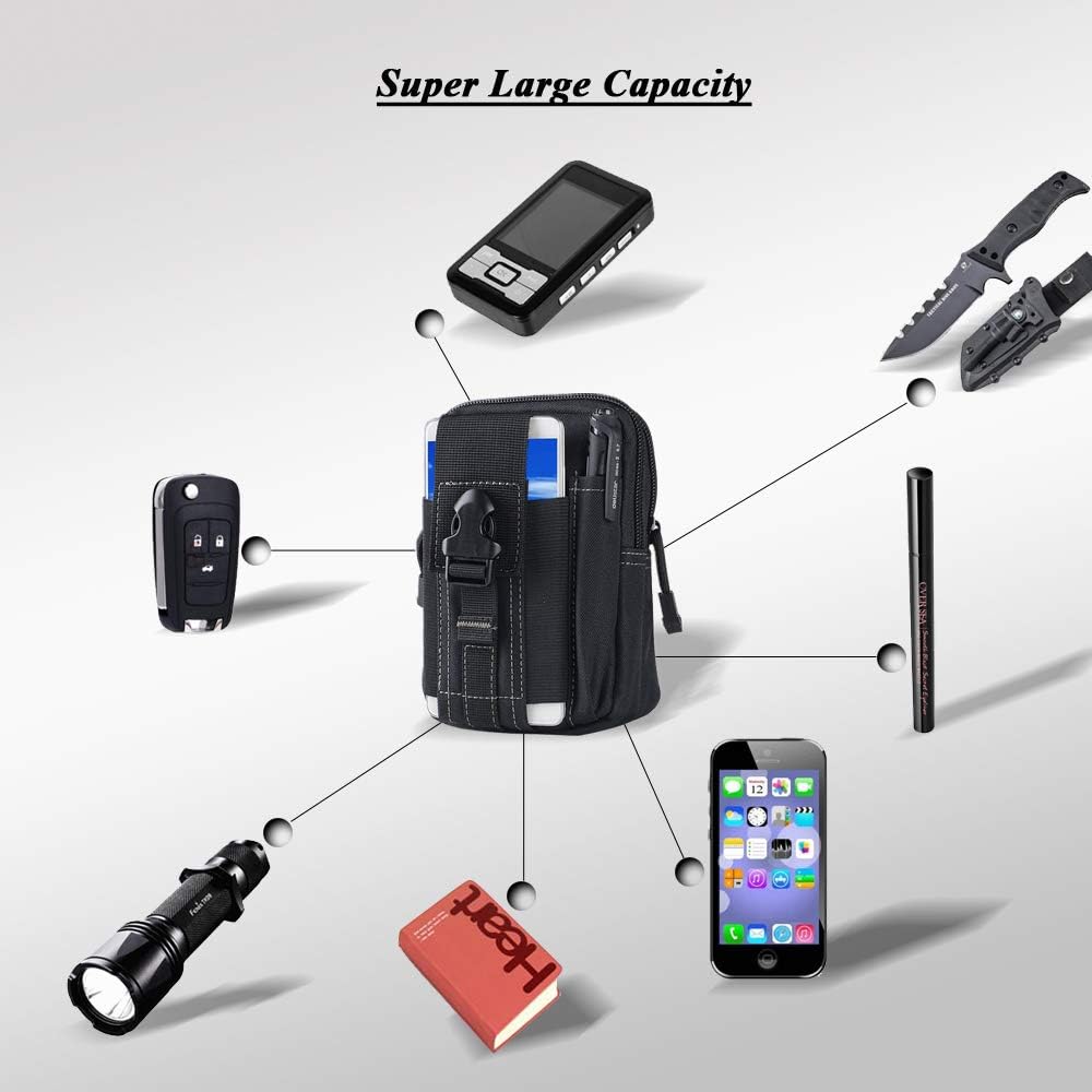 Tactical Molle Belt Pouch Mili - Outdoor Camping Tools 评论和价格