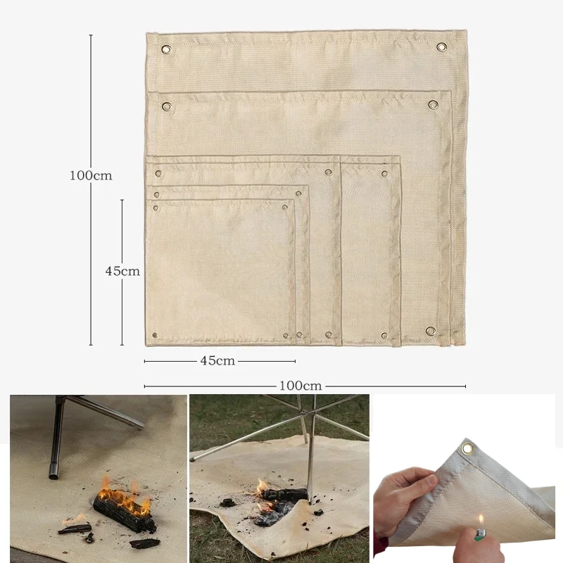 Camping Fireproof Mat Heat Res - Outdoor Camping Mat 评论和价格