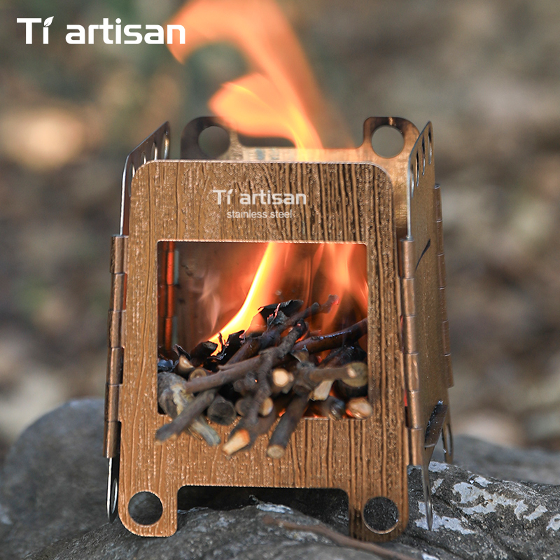 Tiartisan Stainless Steel Camp - Outdoor Camping Wood Stove 评论和价格