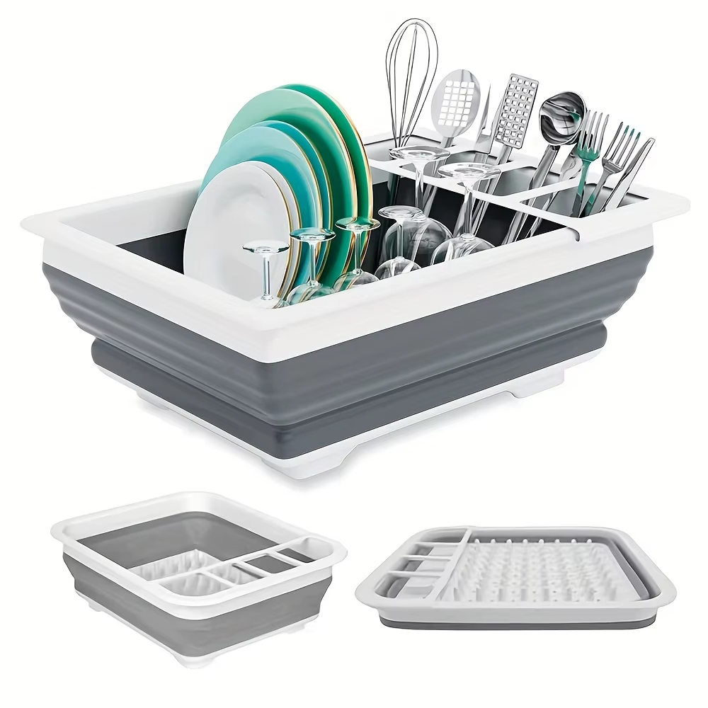 Collapsible Dish Drying Rack w - Camping Quiet 评论和价格
