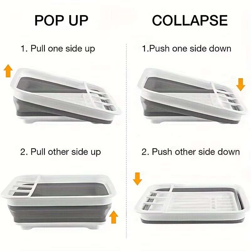 Collapsible Dish Drying Rack w - Camping Quiet 评论和价格