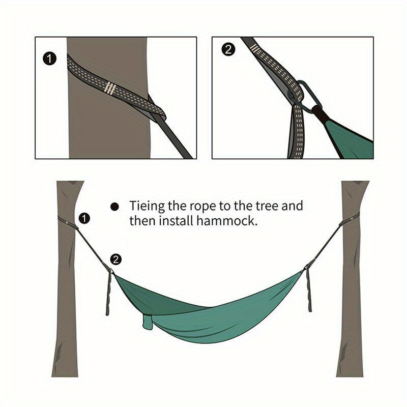 2/4 piece heavy duty climbing  - Camping Hammock 评论和价格