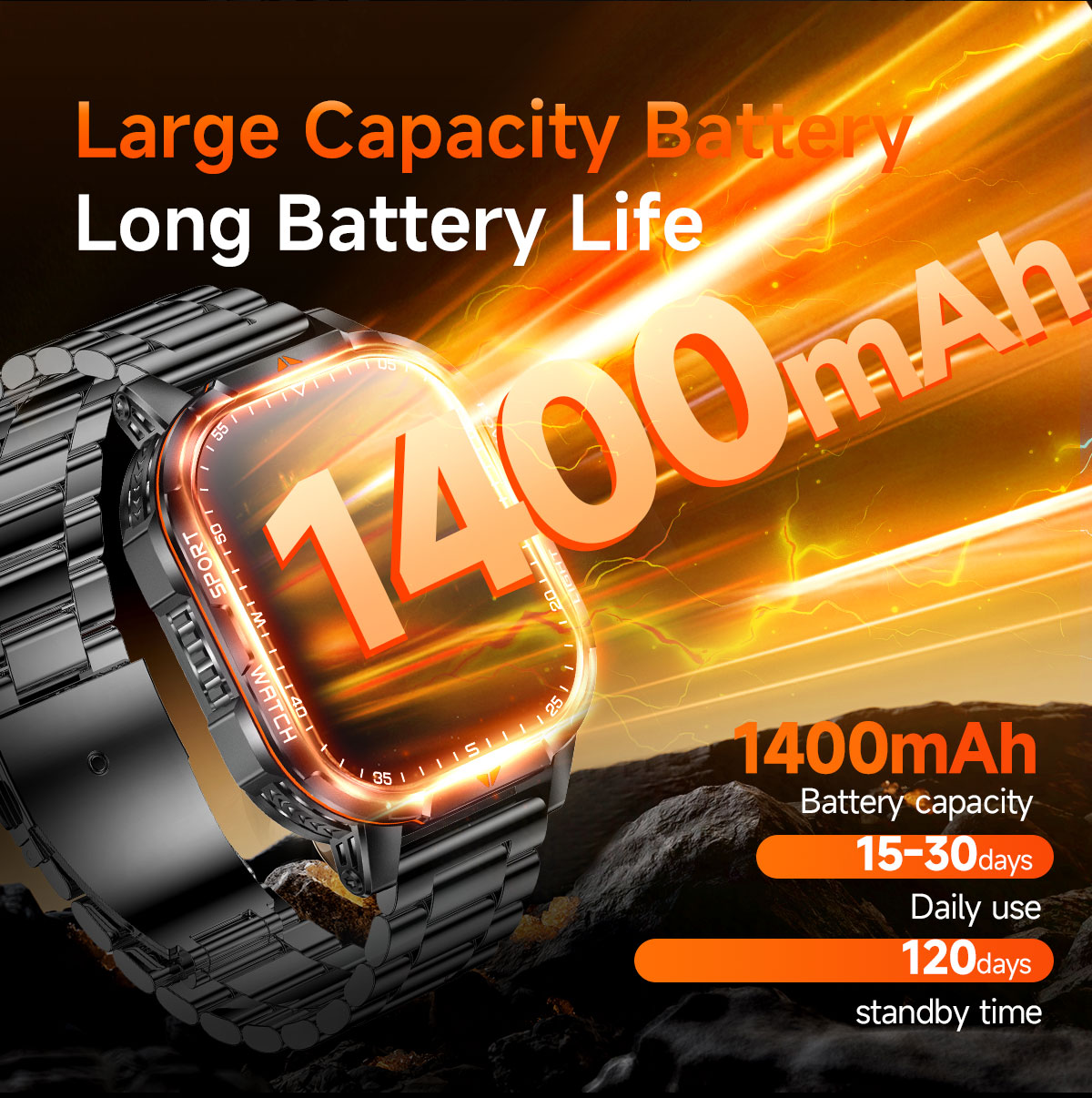 2026 New 1400mAh Super Large B - Outdoor Camping Japan 评论和价格