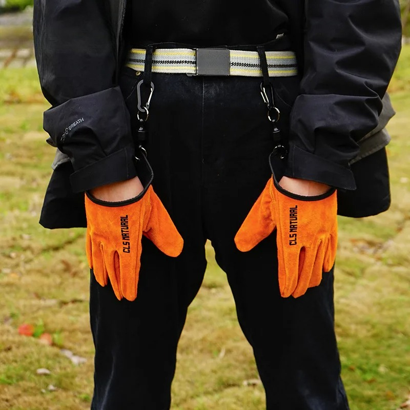 Heat Resistant BBQ Gloves Cowh - Outdoor Camping Tools 评论和价格