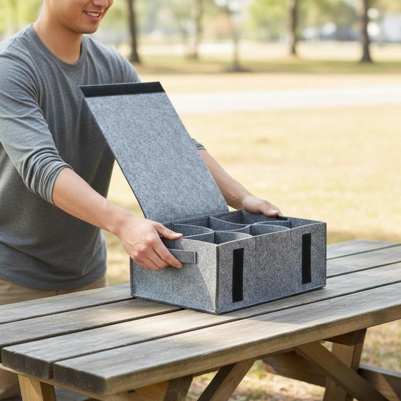 Household Felt Storage Pouch P - Outdoor Camping Tools 评论和价格