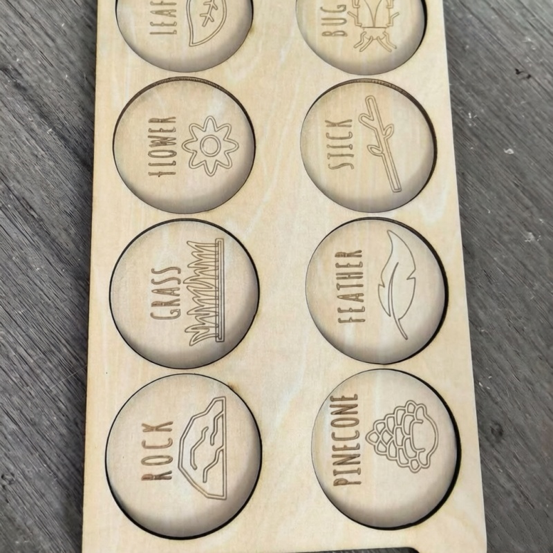 Portable Wooden Bug Scavenger  - Outdoor Camping Kids Activities 评论和价格
