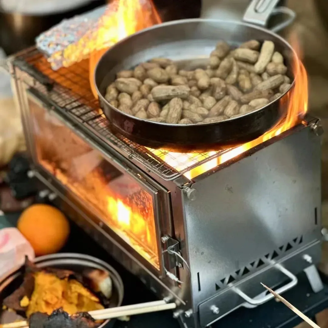 Firewood Stove Tent Stove Fold - Outdoor Camping Wood Stove 评论和价格