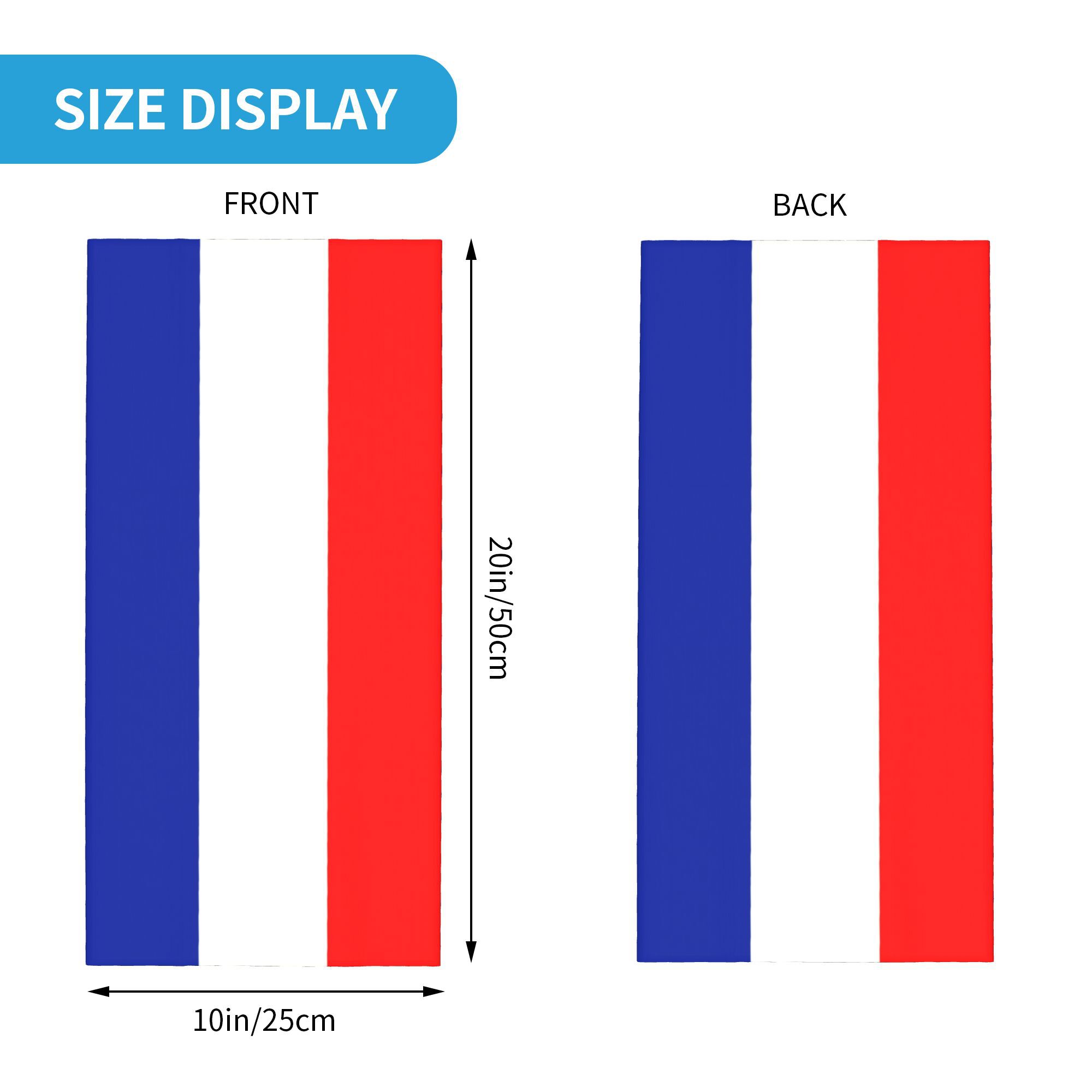 Custom French Flag France Band - Trekking Gaiters 评论和价格