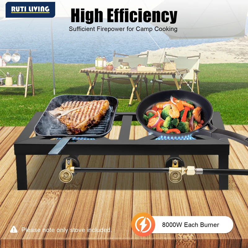Portable 1/2 Burner Outdoor Ga - Outdoor Camping Burner 评论和价格