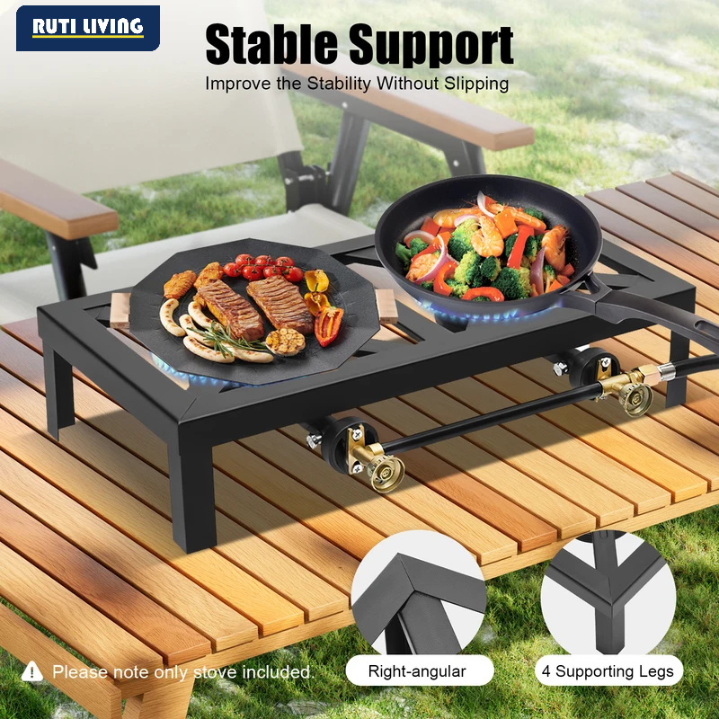 Portable 1/2 Burner Outdoor Ga - Outdoor Camping Burner 评论和价格