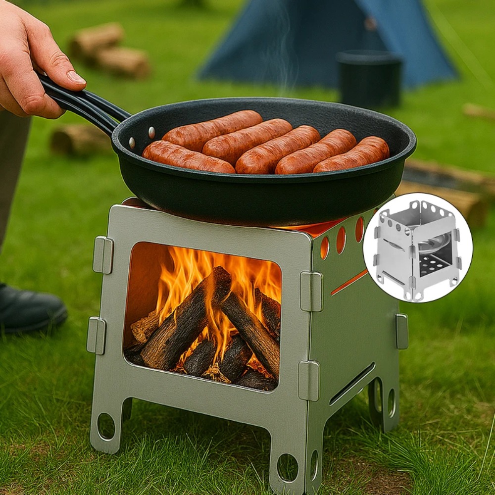 Camping Furnace Wood Stove Alc - Outdoor Camping Wood Stove 评论和价格