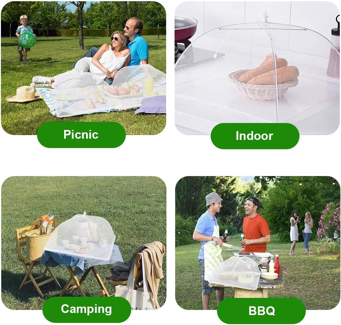 (6 Pack) Mesh Food Covers Tent - Outdoor Camping Umbrella 评论和价格