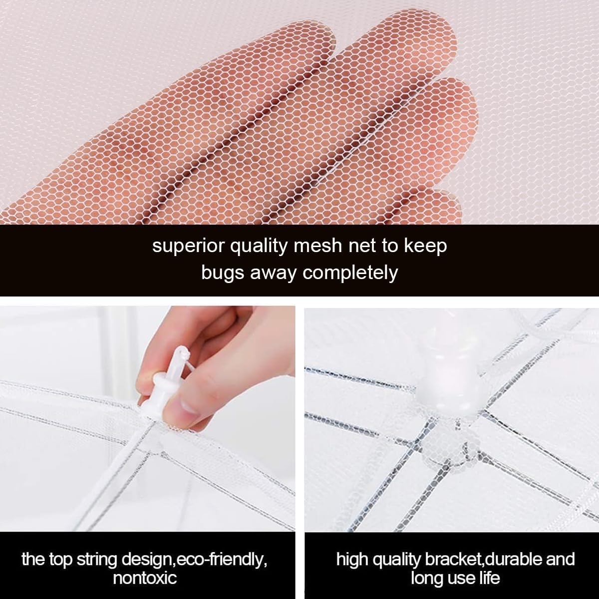 (6 Pack) Mesh Food Covers Tent - Outdoor Camping Umbrella 评论和价格