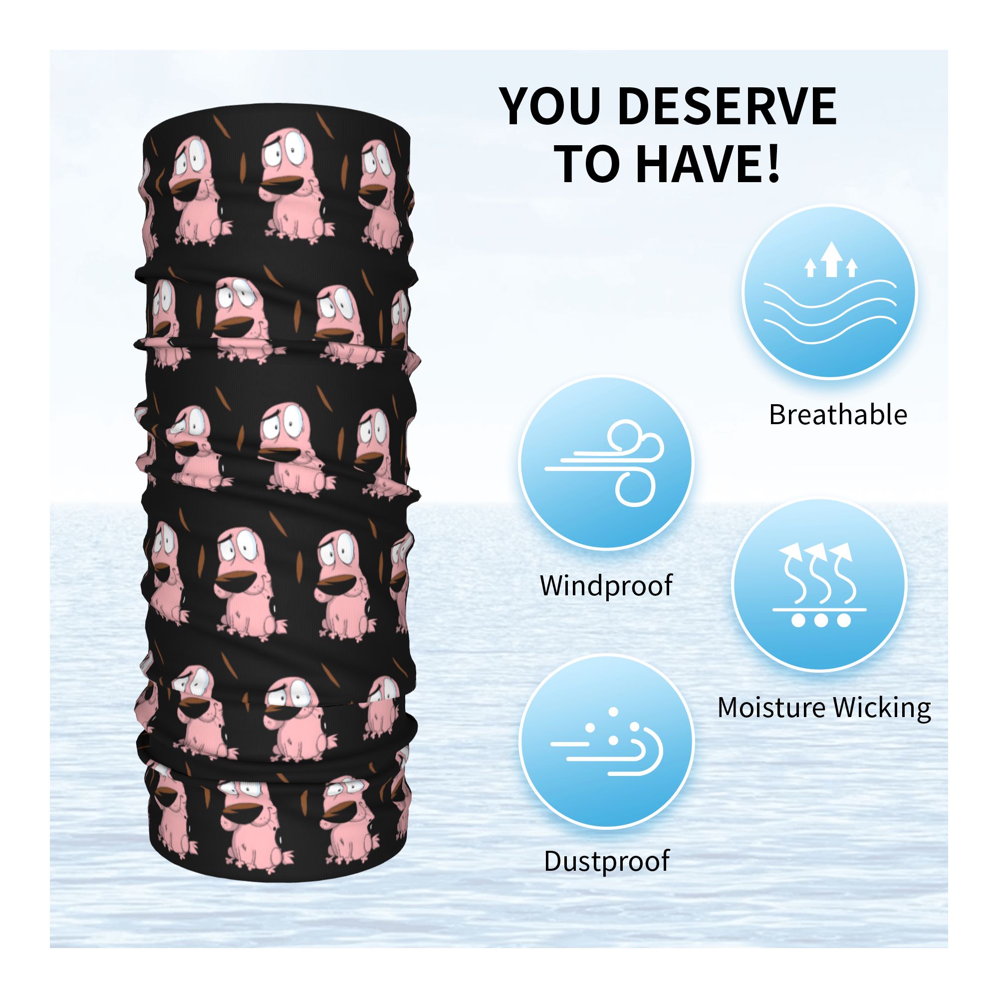 Custom Cartoon Courage Dog Win - Trekking Gaiters 评论和价格