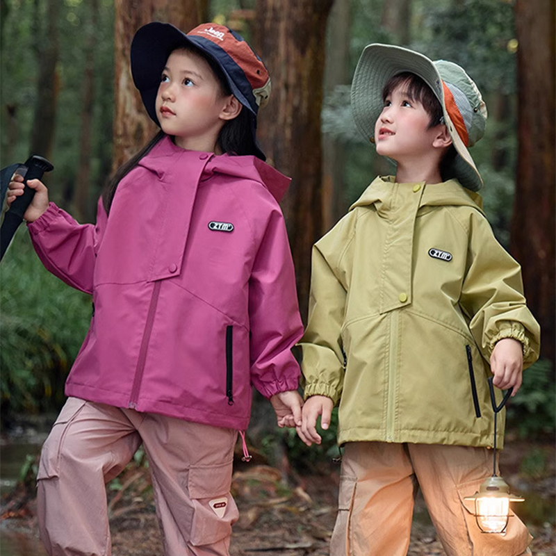 Unisex Hiking Jacket Waterproo - Outdoor Camping Kids Activities 评论和价格