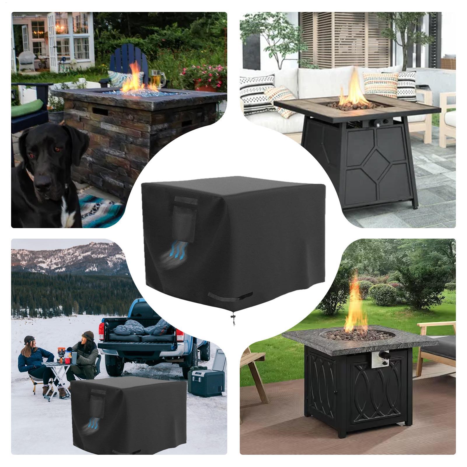 Fire Pit Cover Square 30 Inch  - Outdoor Camping Fire 评论和价格