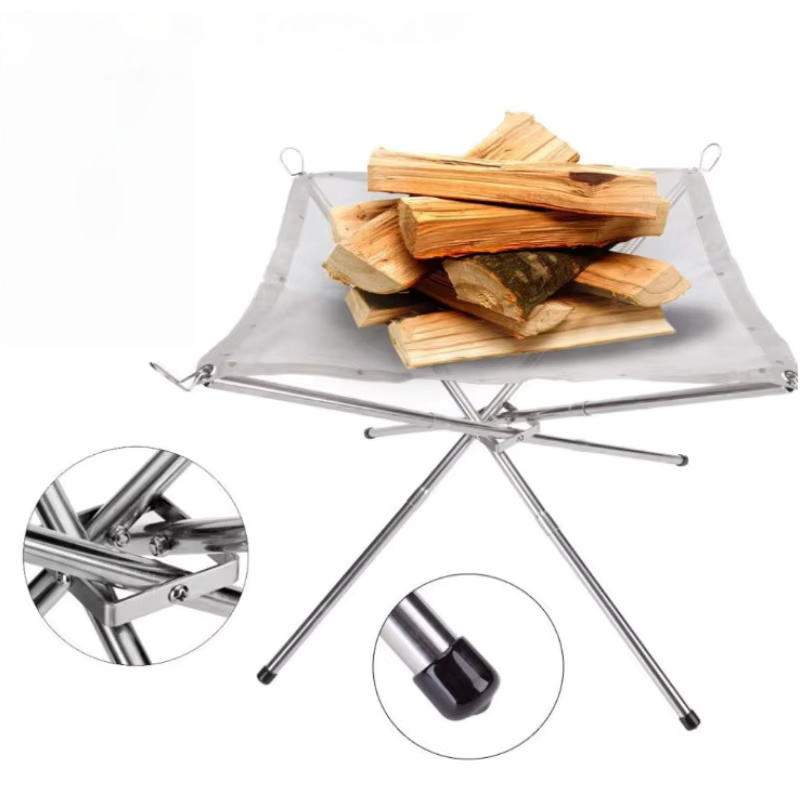 Outdoor BBQ Bonfire Rack Porta - Outdoor Camping Wood Stove 评论和价格