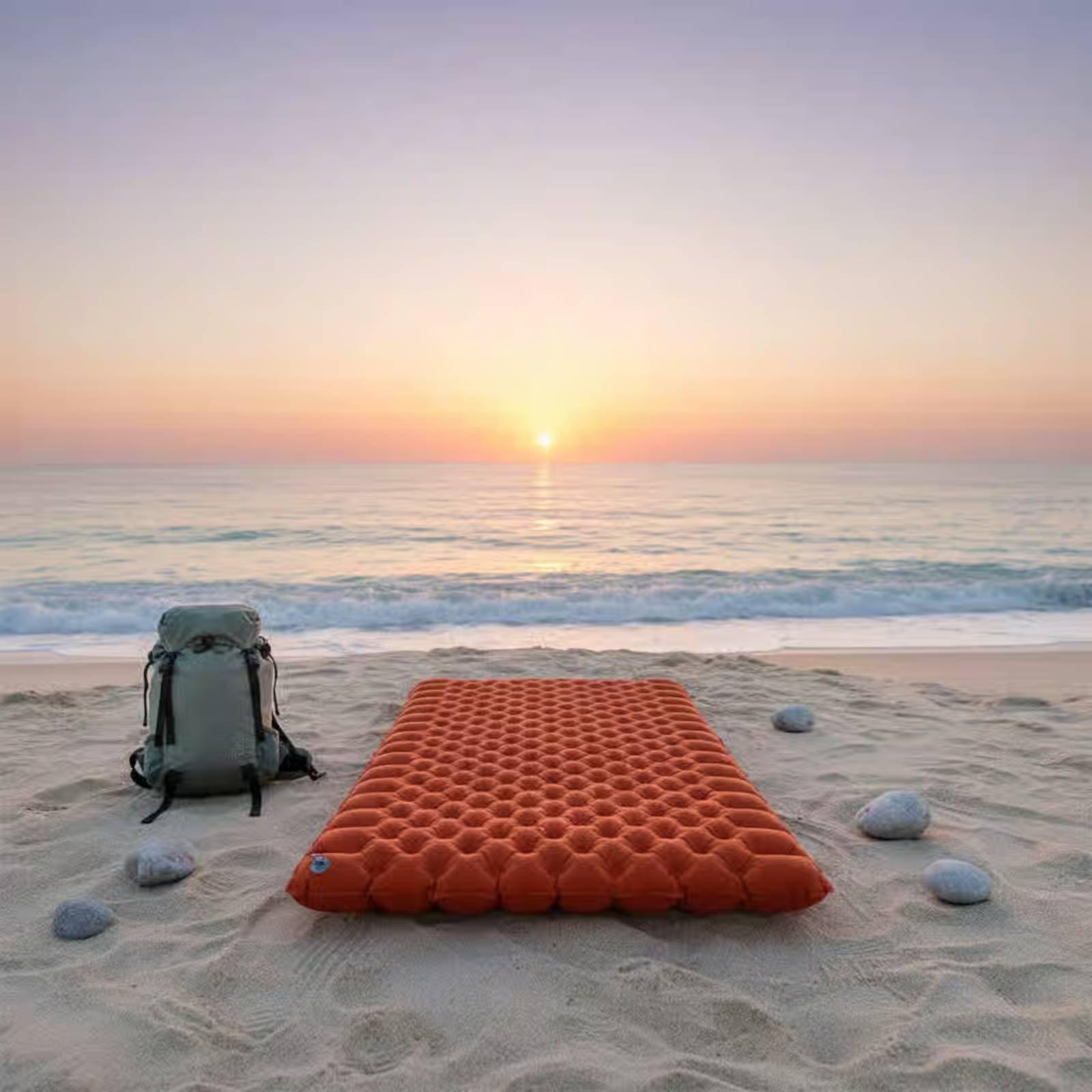 Inflatable Camping Mat Nylon T - Outdoor Camping Floor Mat 评论和价格