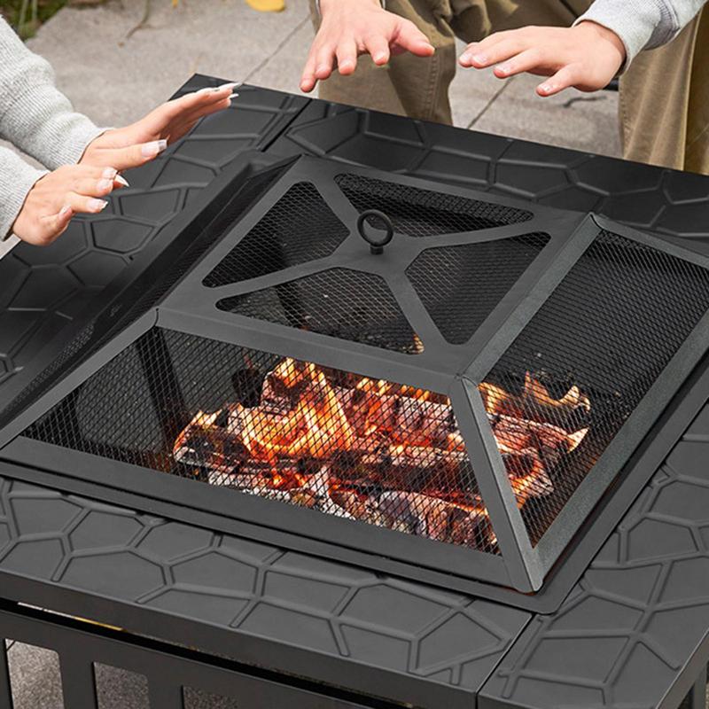 Camping Firewood Stove Square  - Outdoor Camping Wood Stove 评论和价格