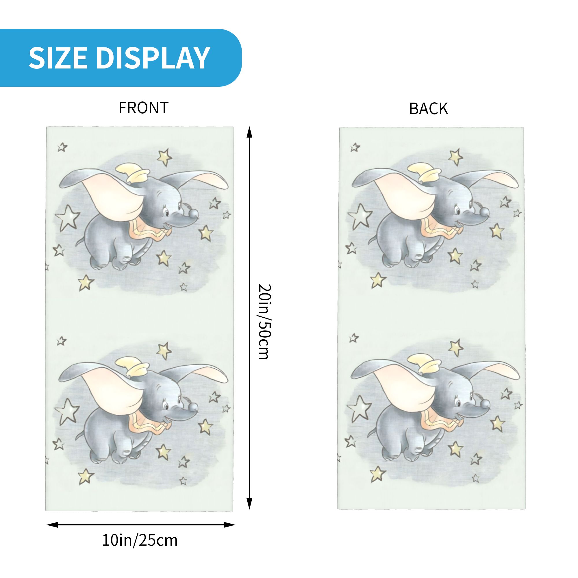 Custom Anime Dumbo  Bandana Ne - Trekking Gaiters 评论和价格
