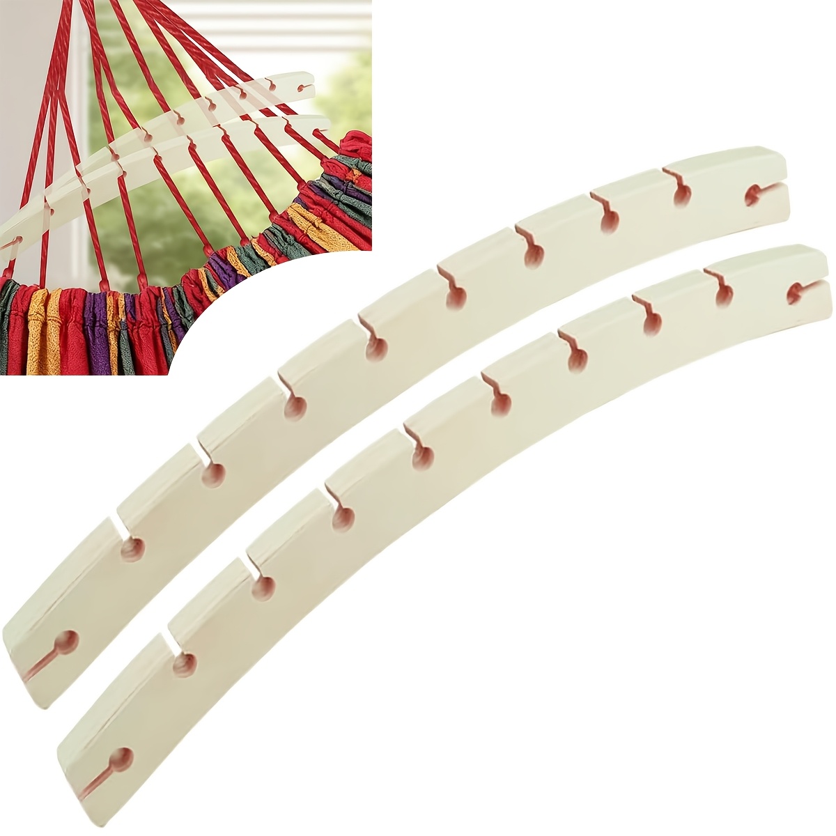 2Pcs Detachable Wooden Hammock - Camping Hammock 评论和价格