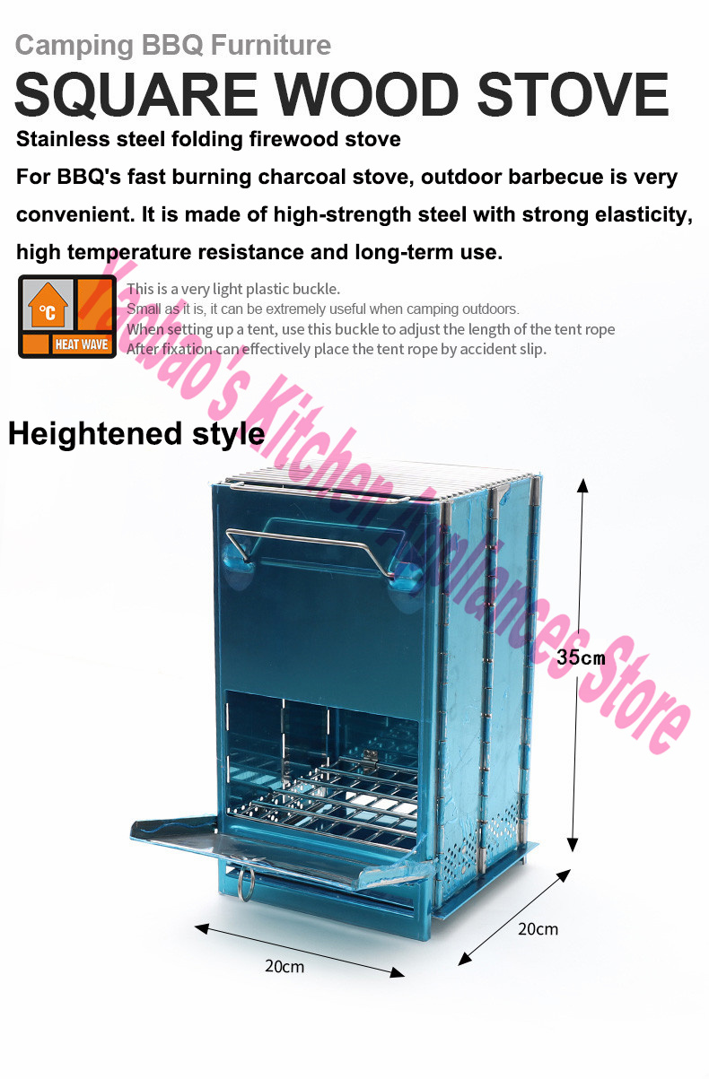Wood Stove Outdoor Camping Equ - Outdoor Camping Wood Stove 评论和价格