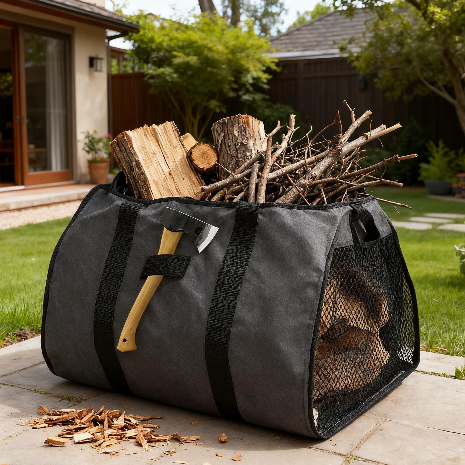 Firewood Carrier Large Portabl - Outdoor Camping Wood Stove 评论和价格