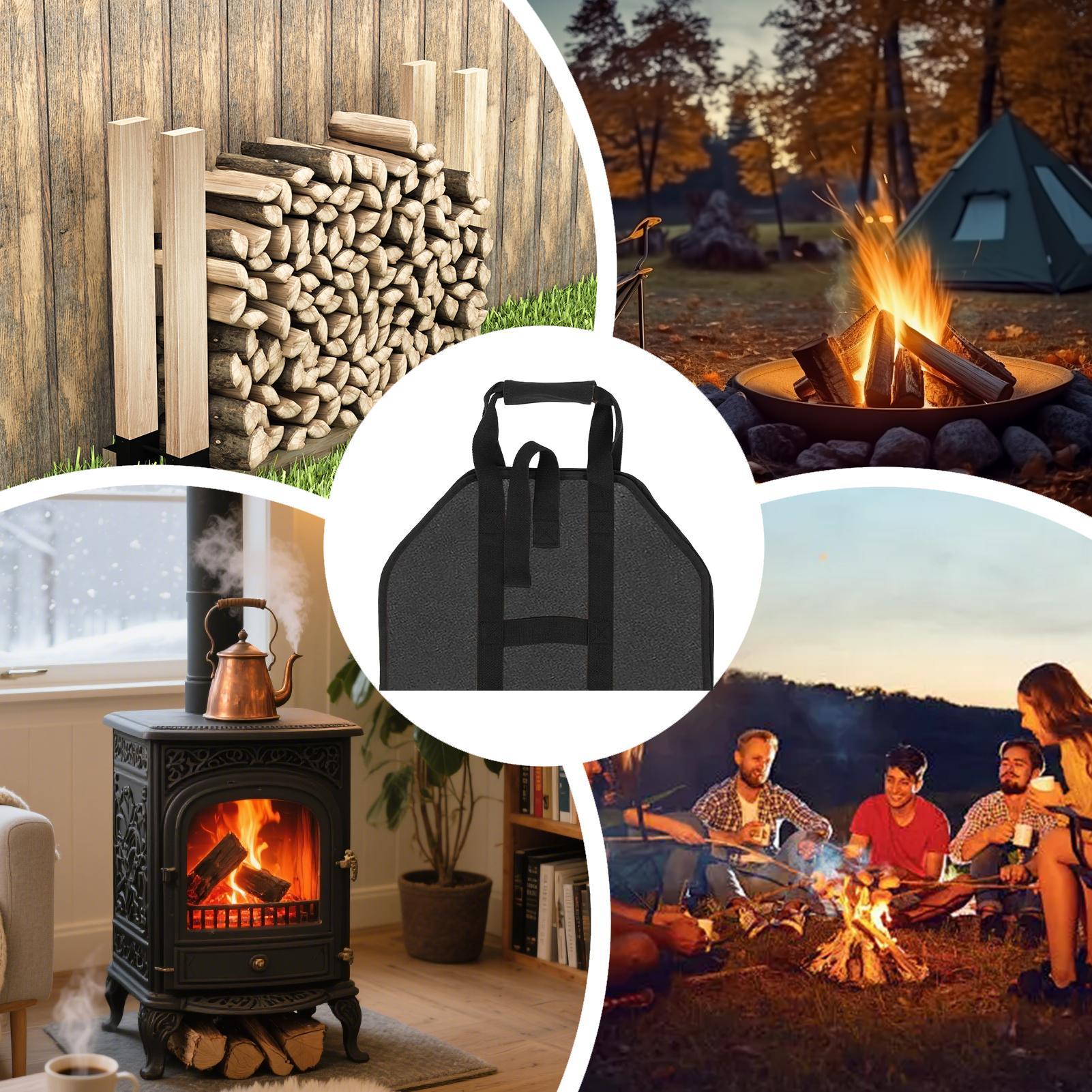 Firewood Carrier Large Portabl - Outdoor Camping Wood Stove 评论和价格