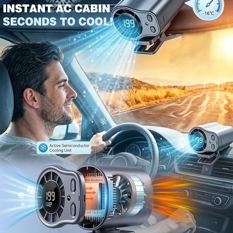 Cooling Fan Semiconductor Car  - Camping Quiet 评论和价格