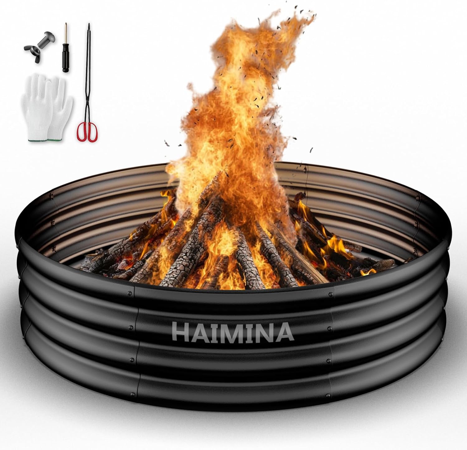 36 Inch Heavy Duty Fire Pit Ri - Outdoor Camping Fire 评论和价格