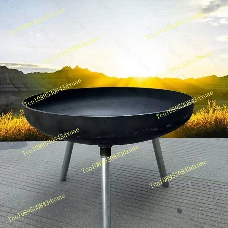80cm Large Cast Iron Fire Pit  - Outdoor Camping Fire 评论和价格