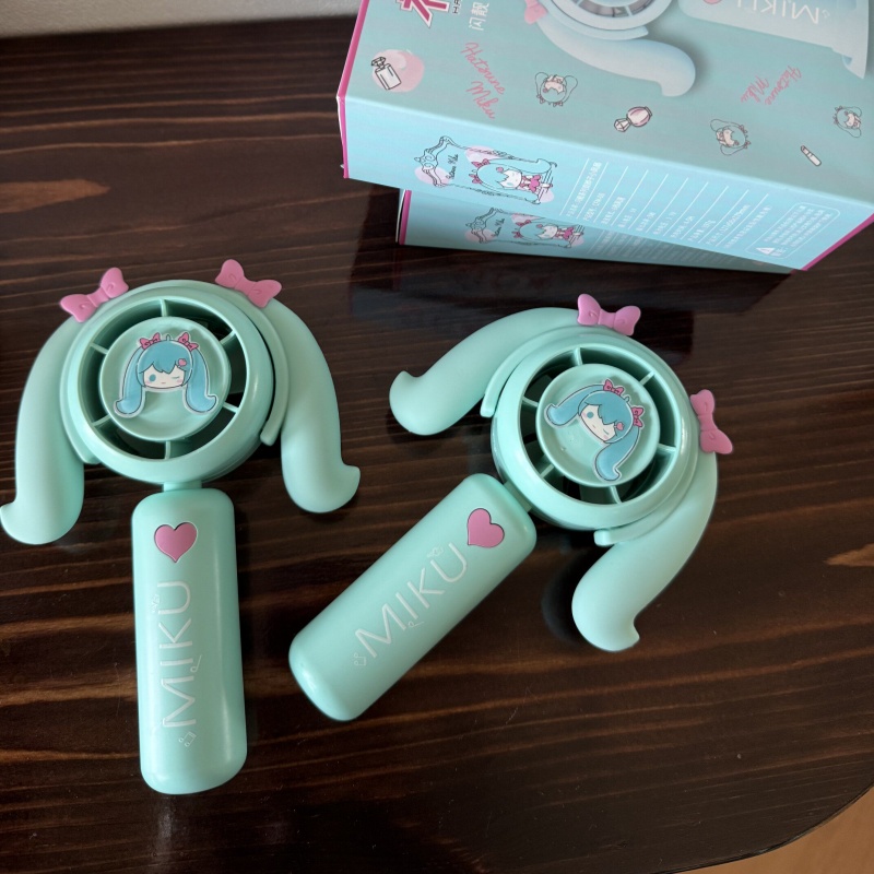 Hatsune Miku Mini Handheld Fan - Outdoor Camping Fire 评论和价格