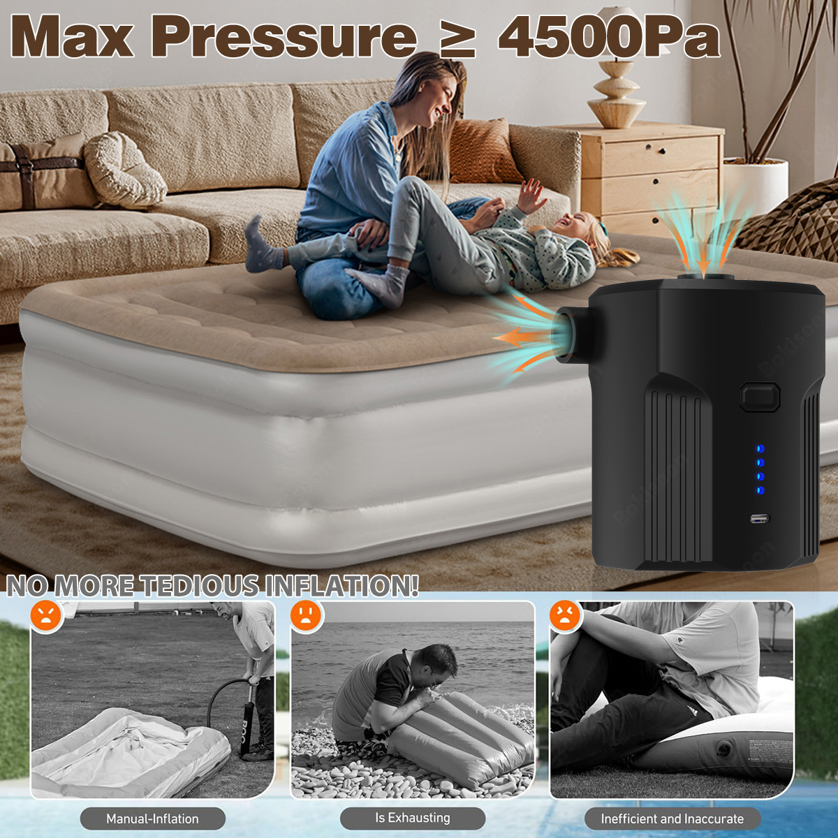 Portable Electric Air Pump for - Outdoor Camping Mat 评论和价格