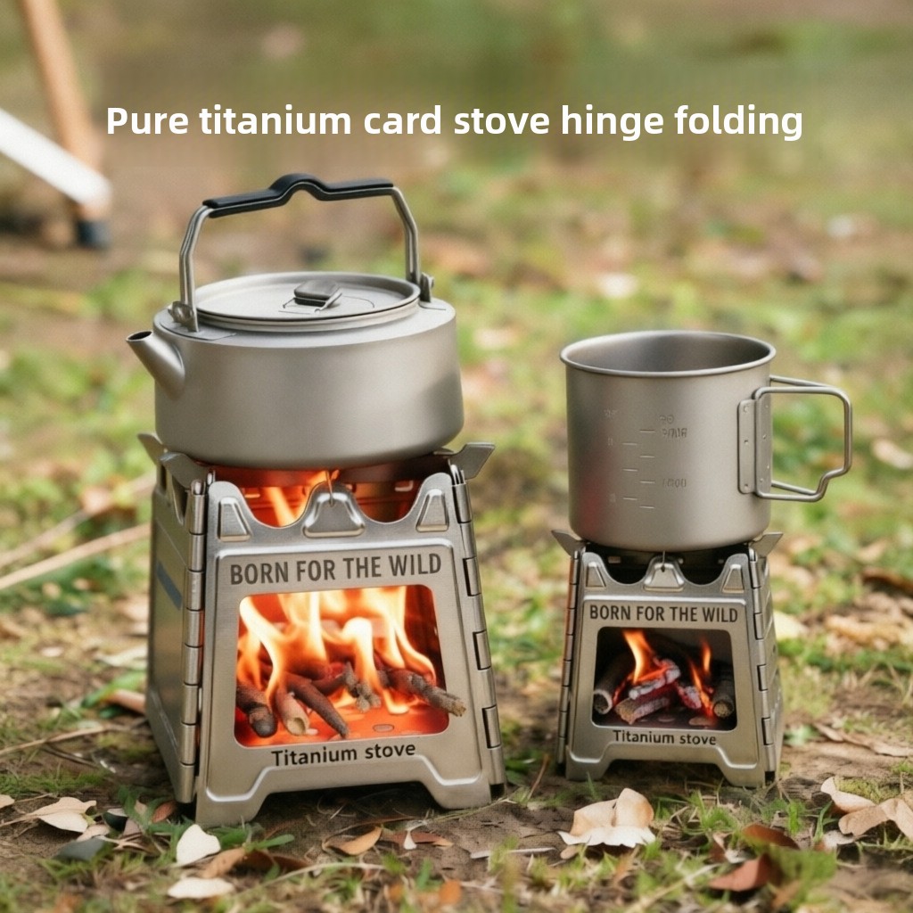 TiForge Compact Folding Titani - Outdoor Camping Wood Stove 评论和价格