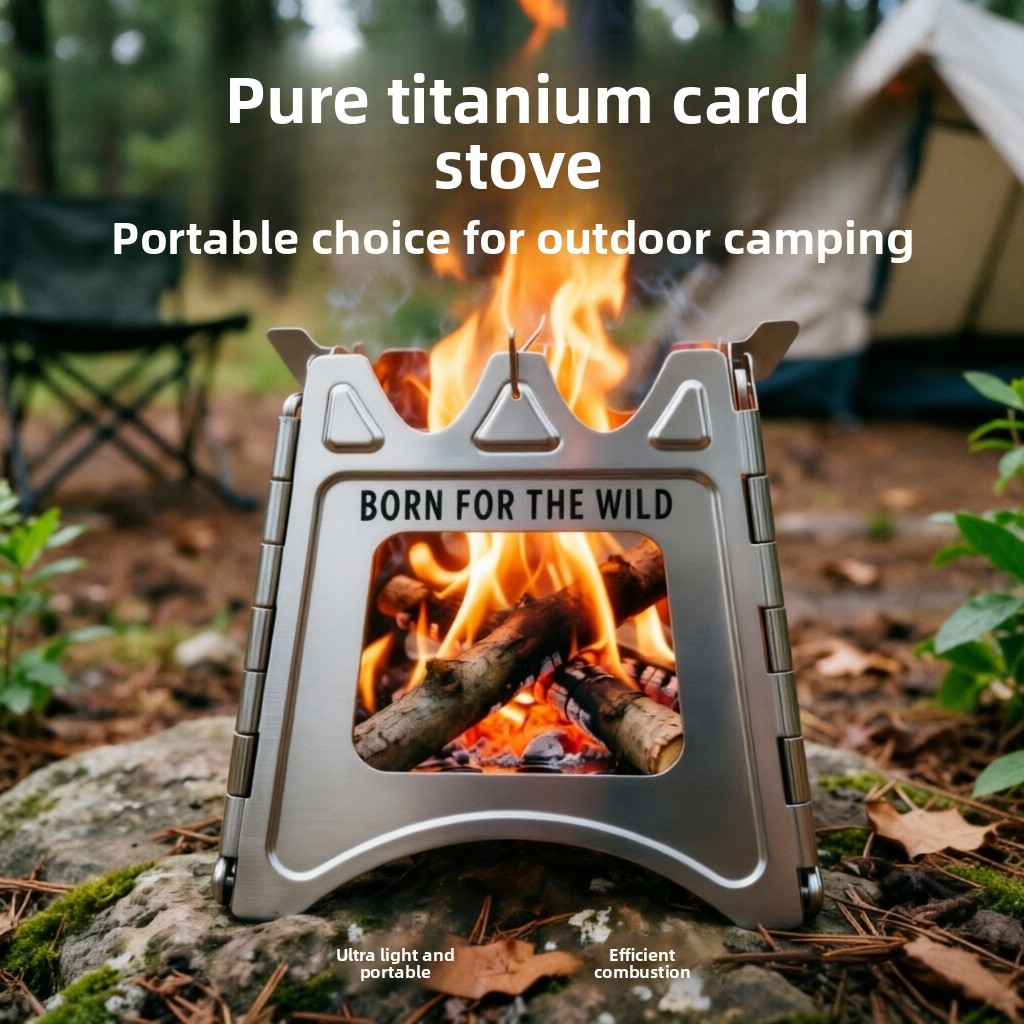 TiForge Compact Folding Titani - Outdoor Camping Wood Stove 评论和价格
