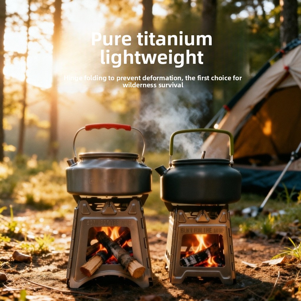 TiForge Compact Folding Titani - Outdoor Camping Wood Stove 评论和价格