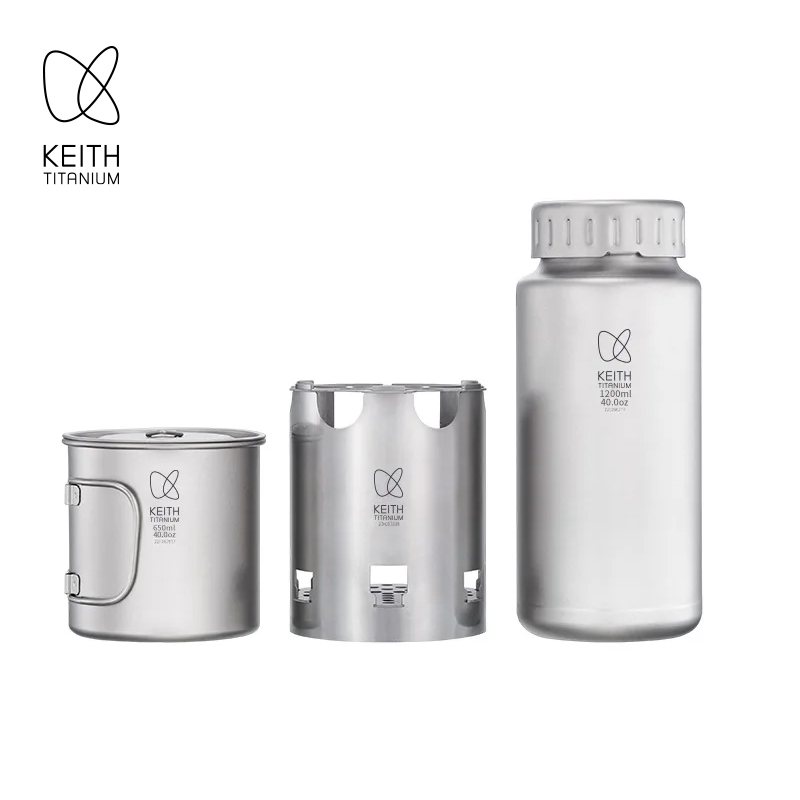 KEITH Pure Titanium Nesting Ca - Outdoor Camping Wood Stove 评论和价格