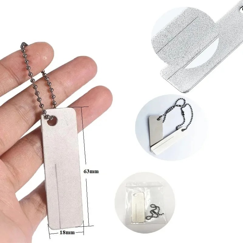 Mini Diamond Sharpening Stone  - Outdoor Camping Knife 评论和价格