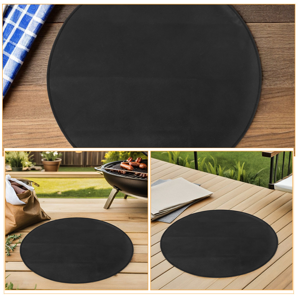 Round Fireproof Bbq Mat Heat R - Outdoor Camping Mat 评论和价格