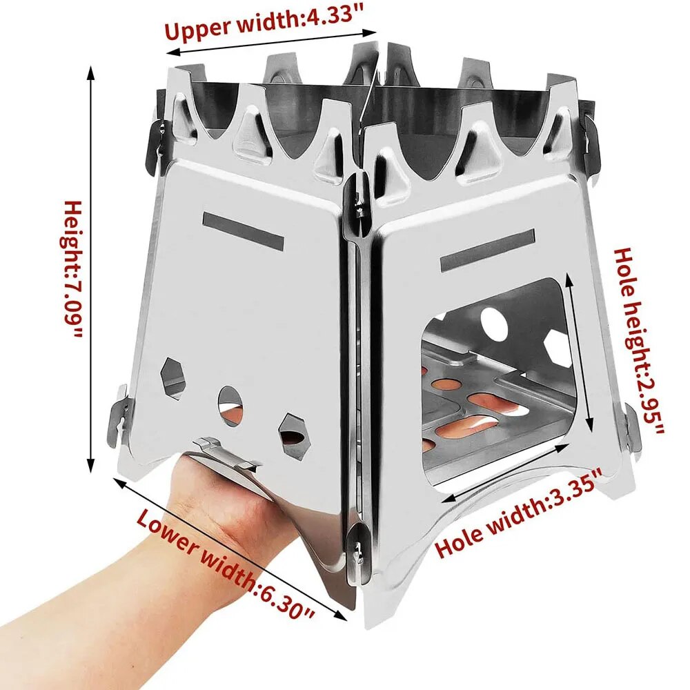 Portable Camping Wood Stove wi - Outdoor Camping Wood Stove 评论和价格