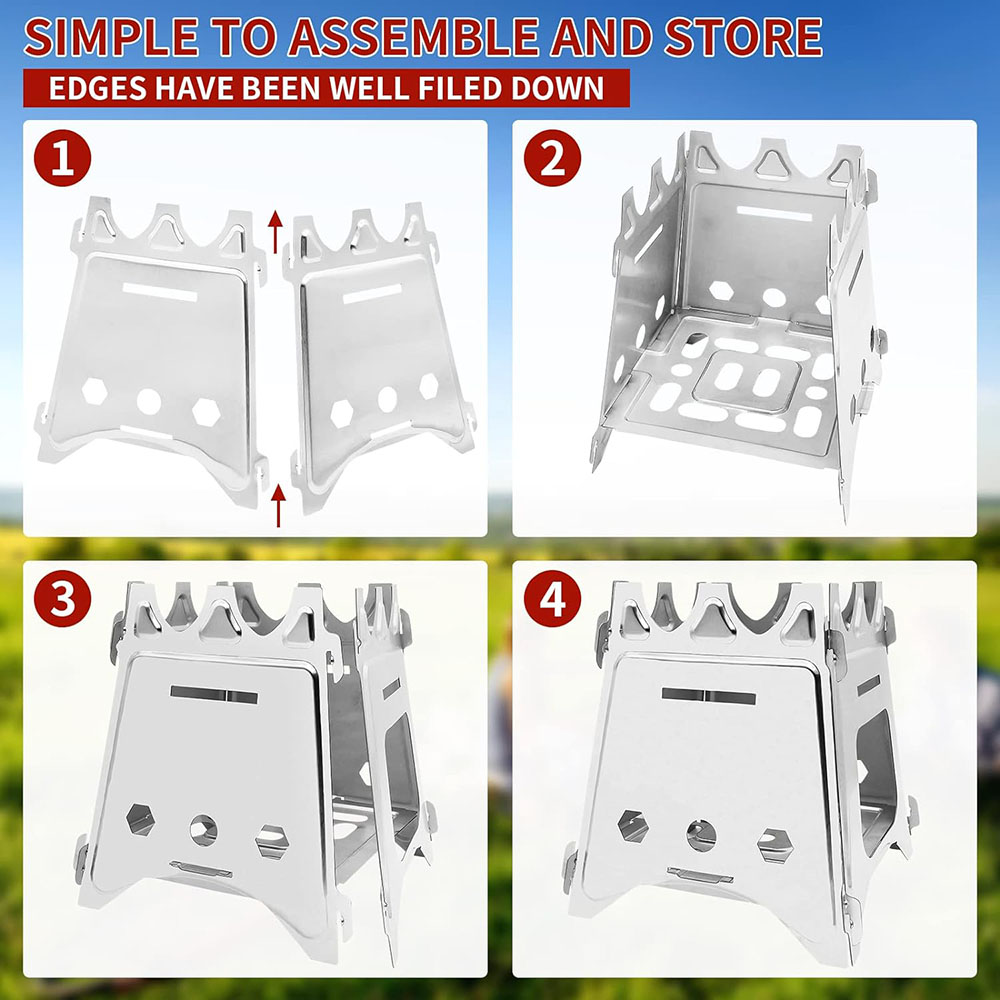 Portable Camping Wood Stove wi - Outdoor Camping Wood Stove 评论和价格